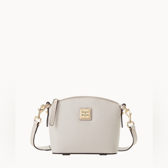 Dooney & Bourke Handbags - Dooney & Bourke Saffiano Mini Domed Crossbody